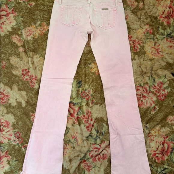 Fornarina Light Pink Women's Flare Jeans - Picture 2 of 6